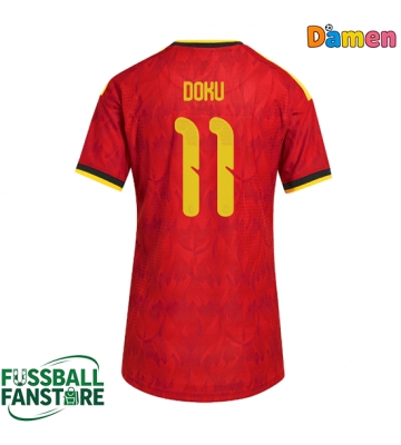 Belgien Jeremy Doku #11 Replik Heimtrikot Damen WM 2026 Kurzarm